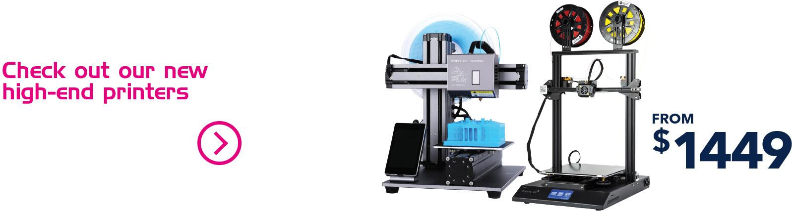 3 D Printer Workbench Essentials Ad Banner PNG
