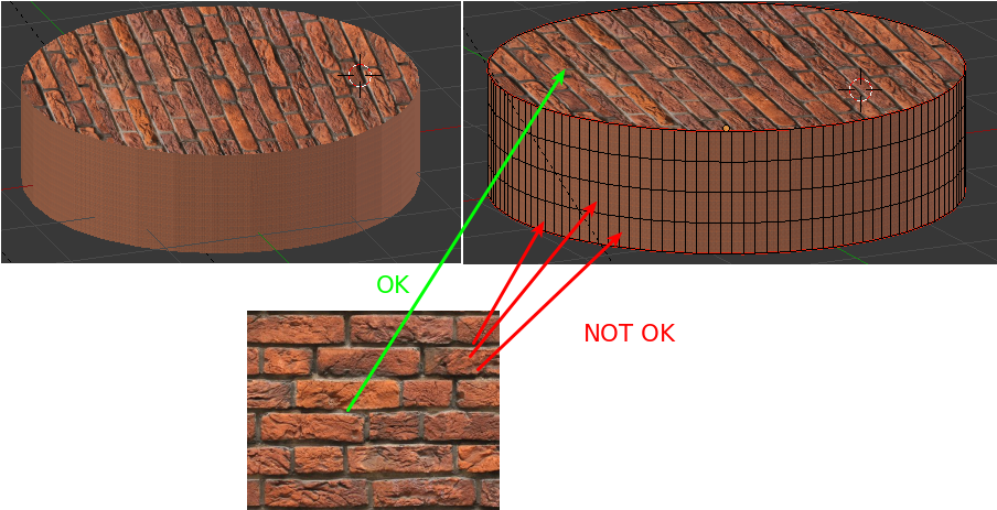 3 D Texture Wrapping Comparison PNG