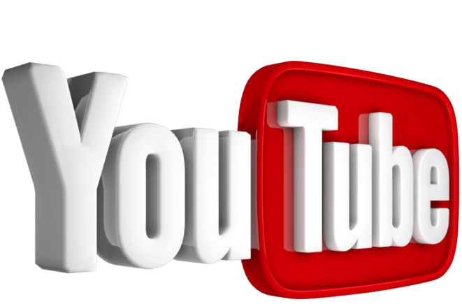 3 D You Tube Logo Transparent Background PNG