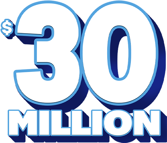 30 Million Dollar Lottery Jackpot PNG