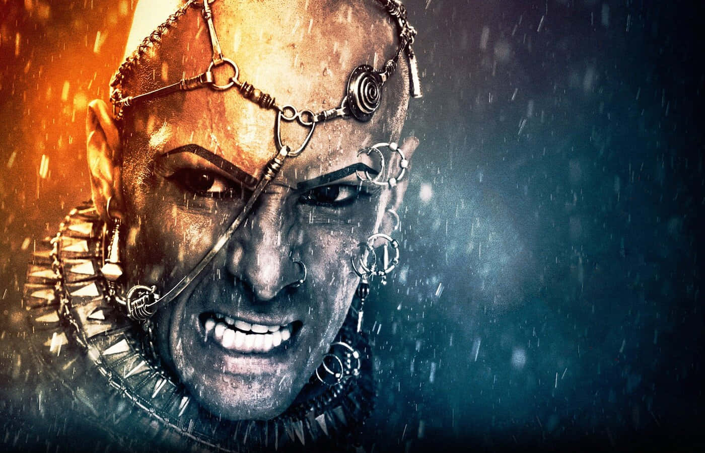 300 Movie With The Chained Face Of Xerxes Wallpaper