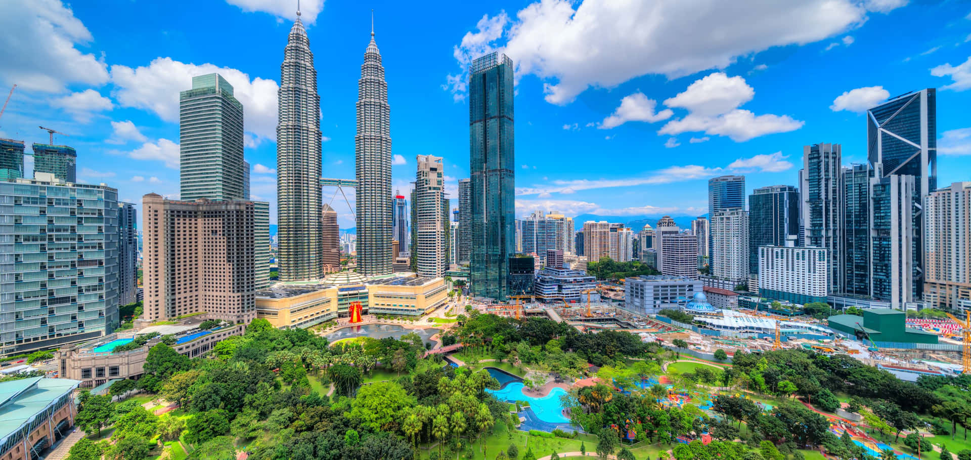A View Of The City Of Kuala Lumpur Wallpaper