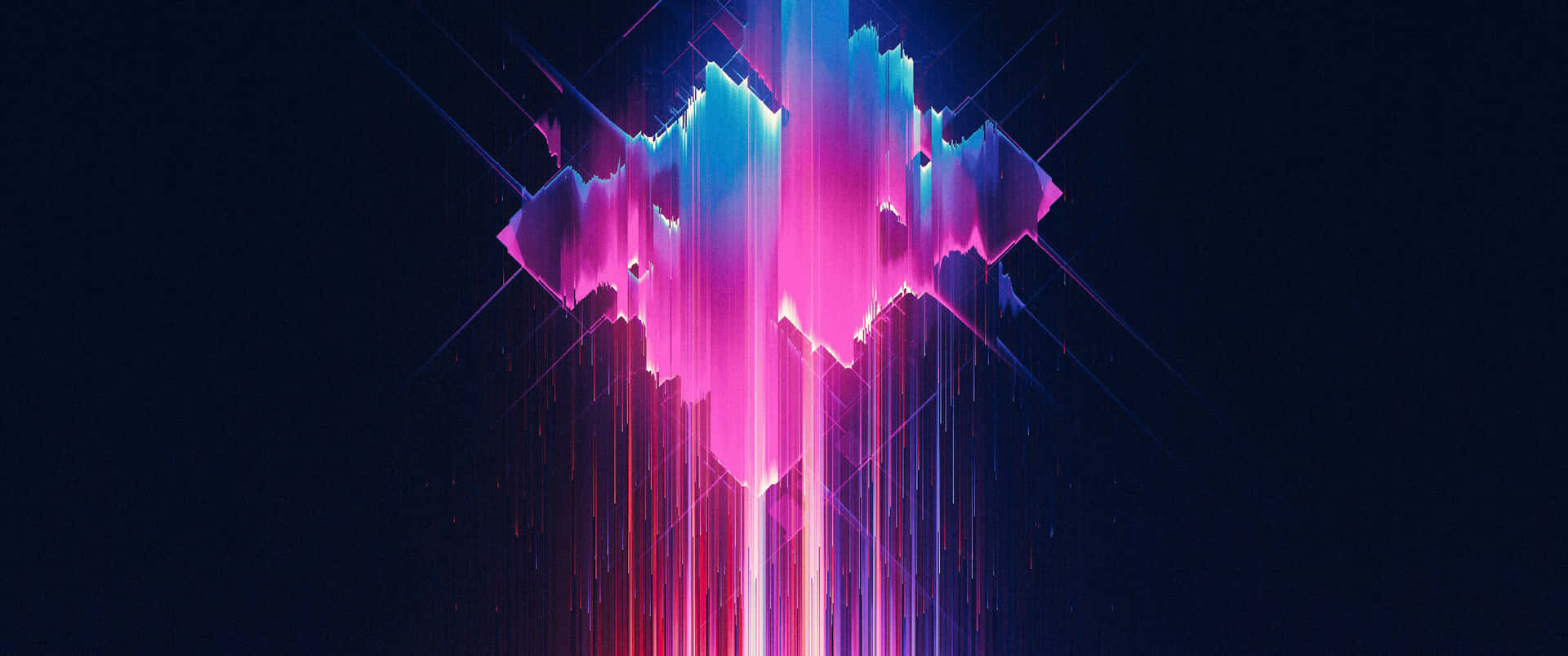 A Colorful Abstract Image Of A Light Source Wallpaper