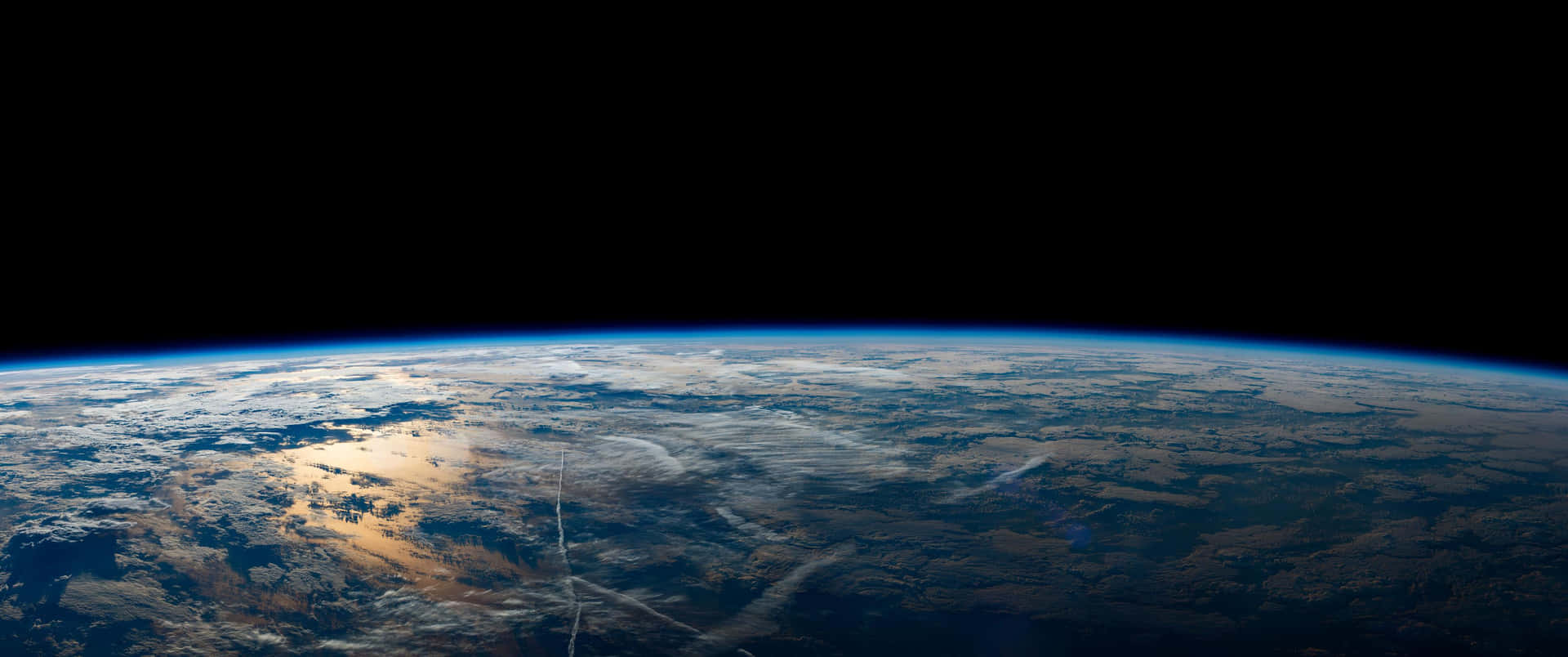 Beautiful 3440x1440 Space Earth Surface Wallpaper