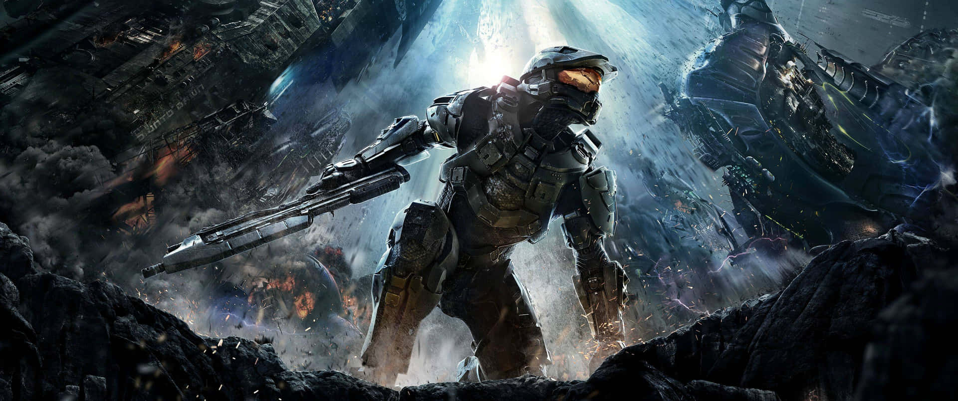 3440x1440p Halo 4 Game Background