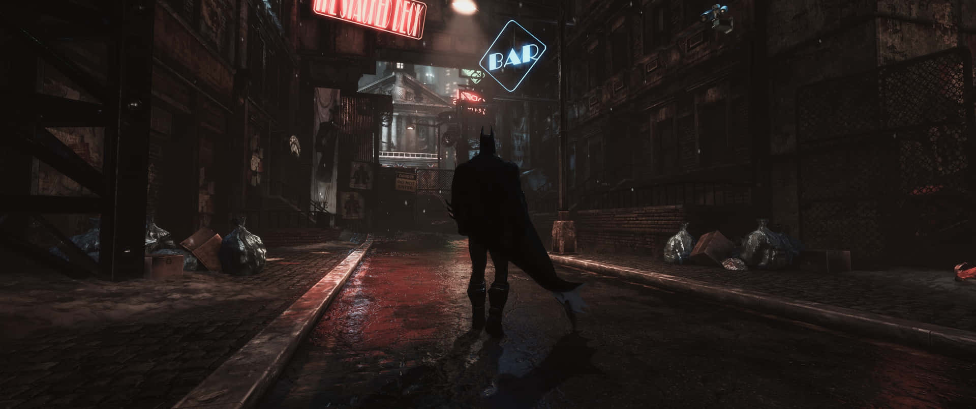 3440x1440p Batman Arkham Knight Background