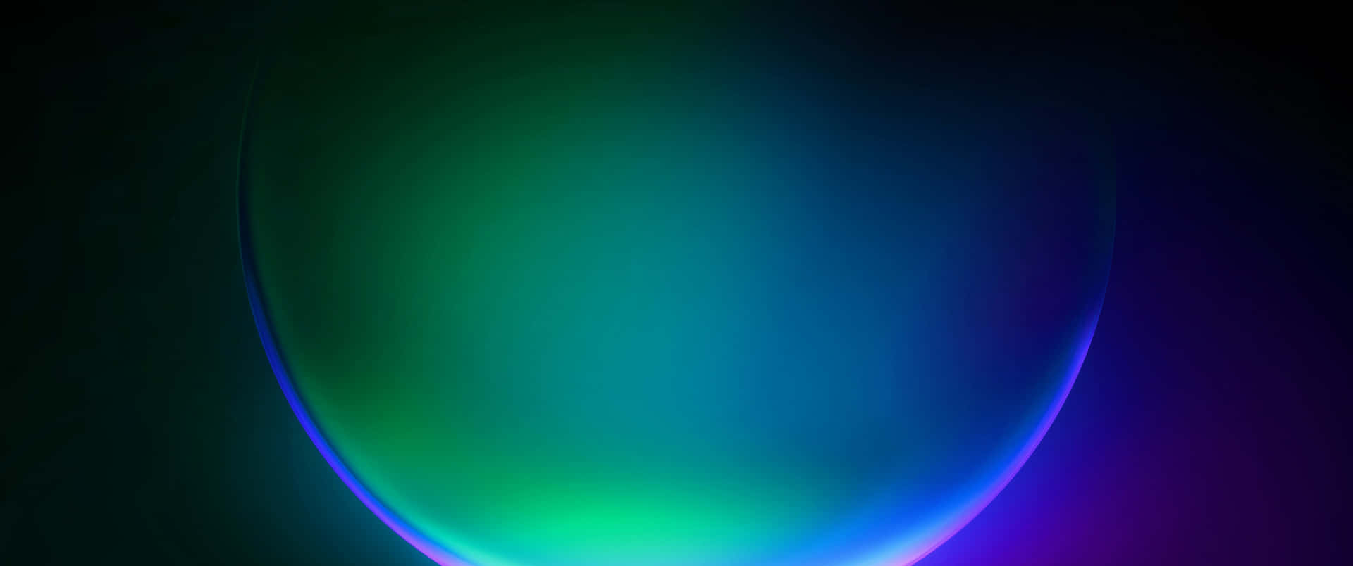 3440x1440p Blue Green Bubble Background
