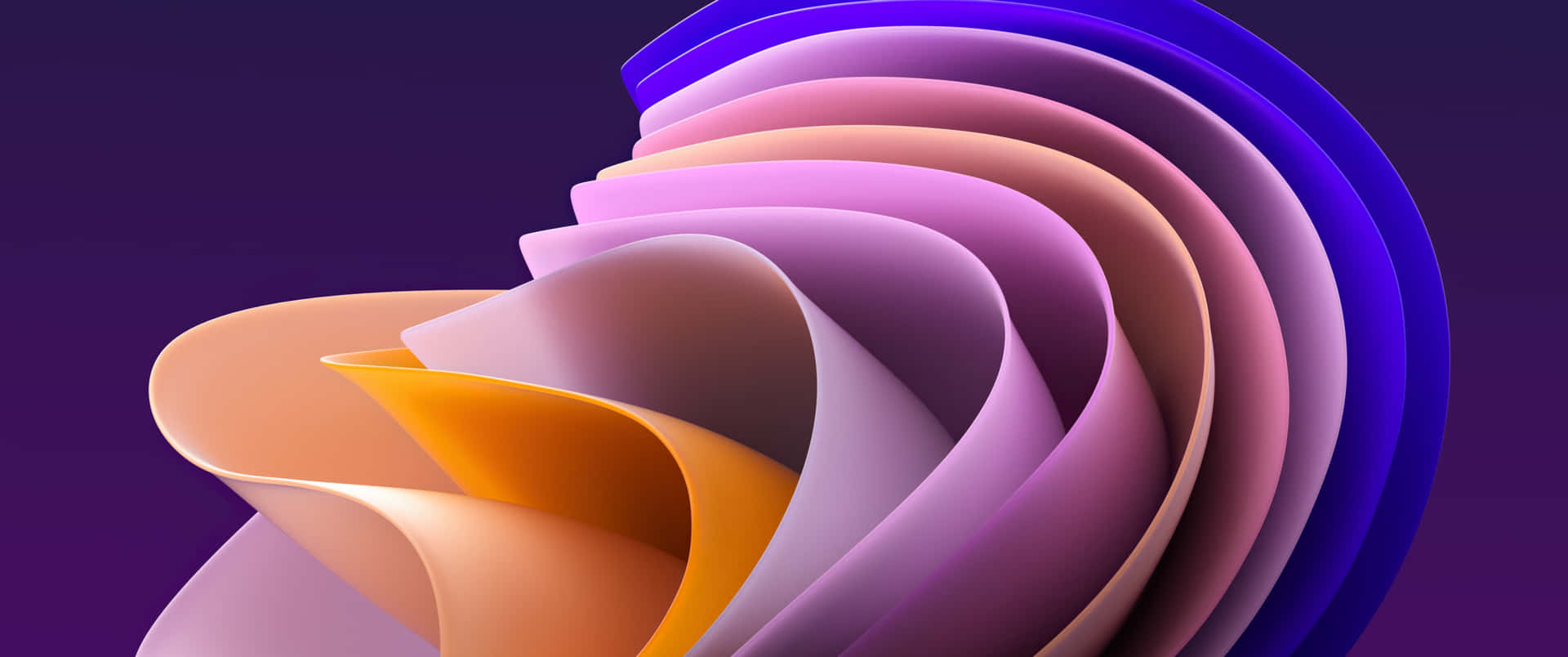 3440x1440p Colorful Layers Abstract Background