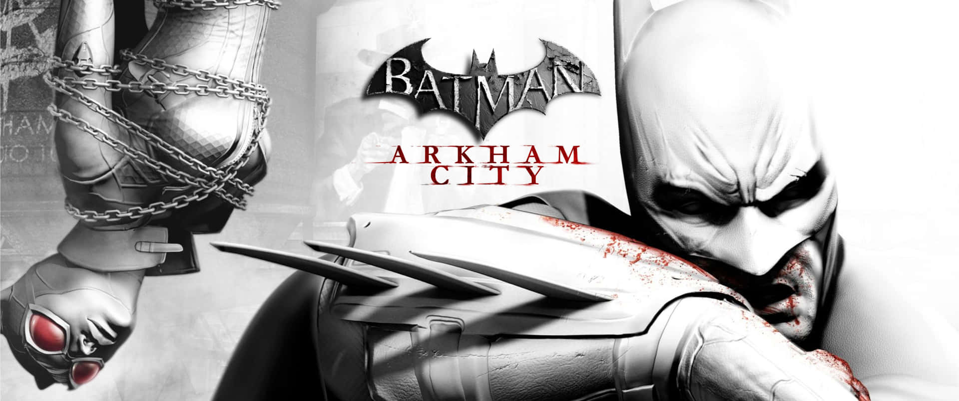 Skyddagotham City Med Mörkrets Riddare: Batman I Arkham City.