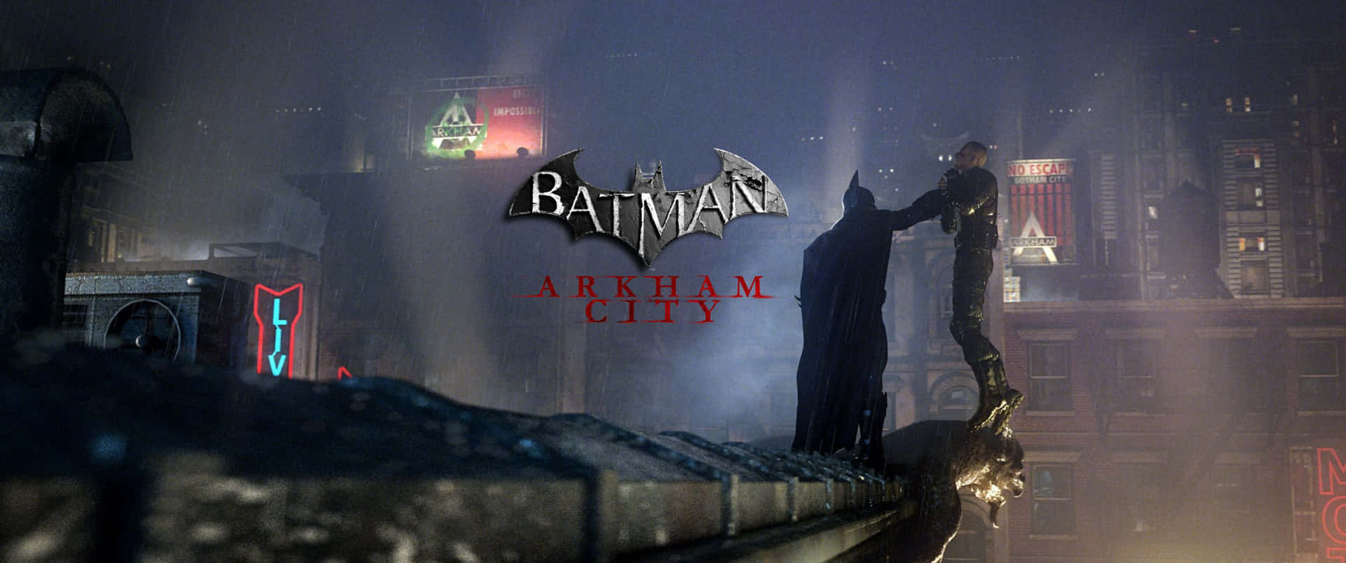 Batmanstår Stadigt I Arkham City.