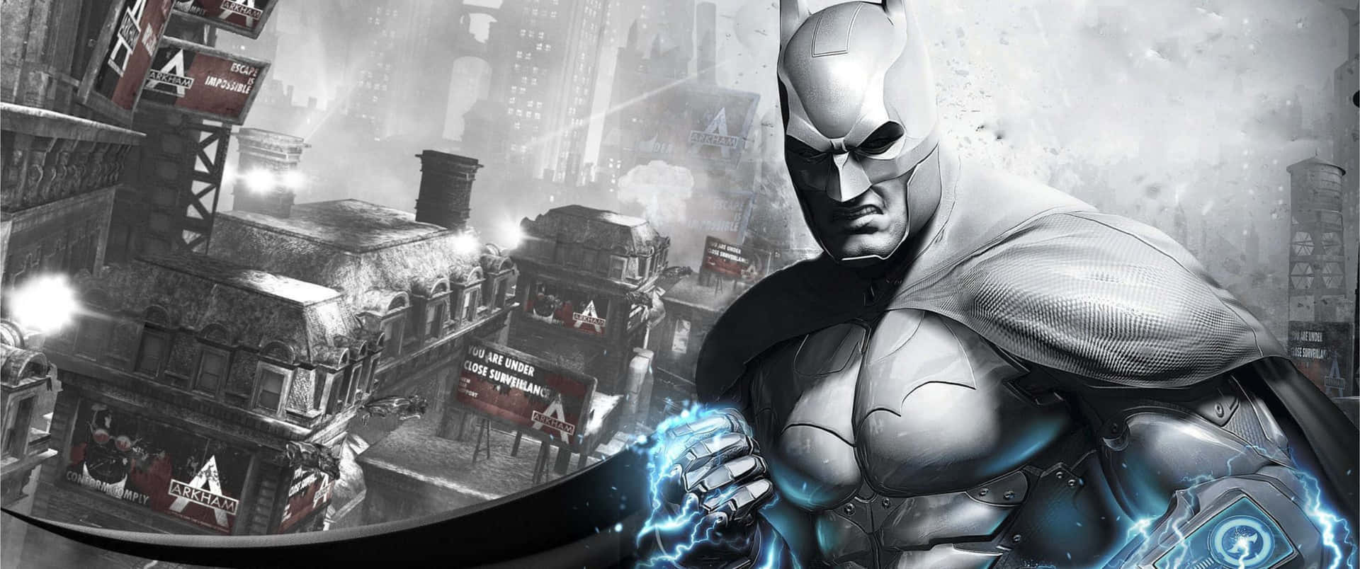 Batman stands vigilant in Arkham City