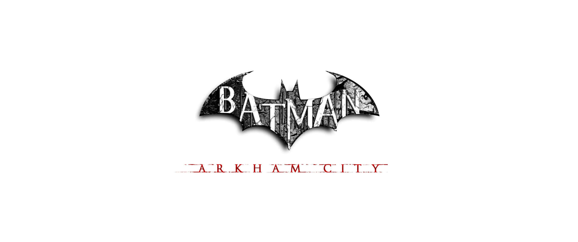 Batmanstår Högst Upp På Ett Tak I Arkham City.