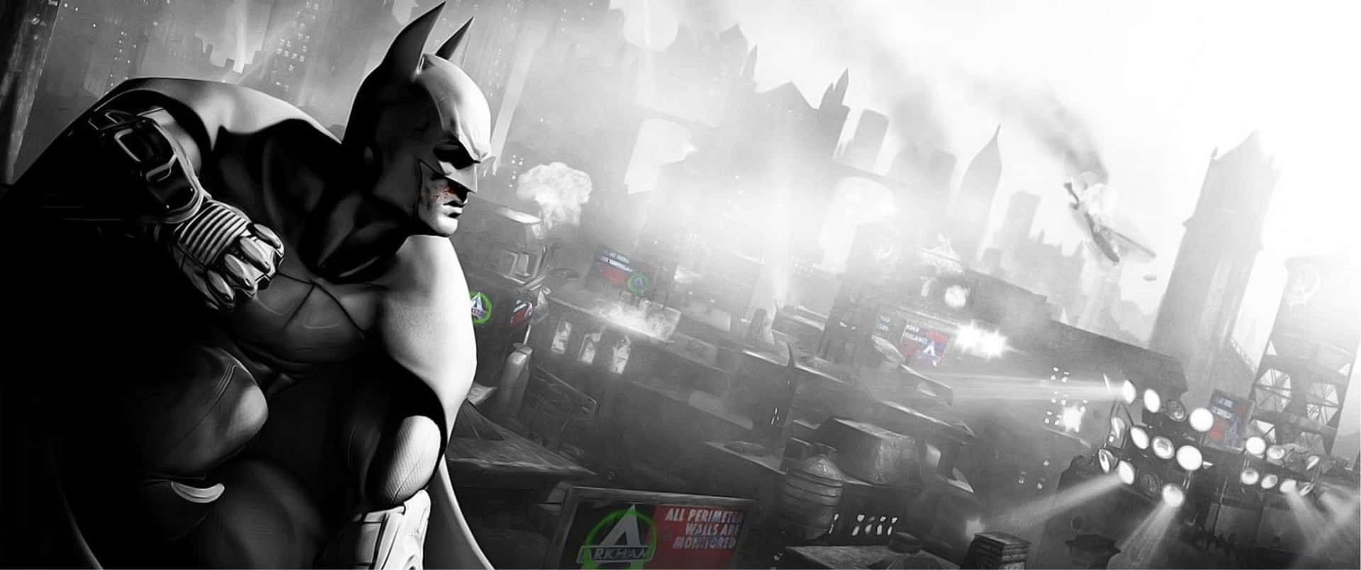 Batmankämpar För Rättvisa I Arkham City.