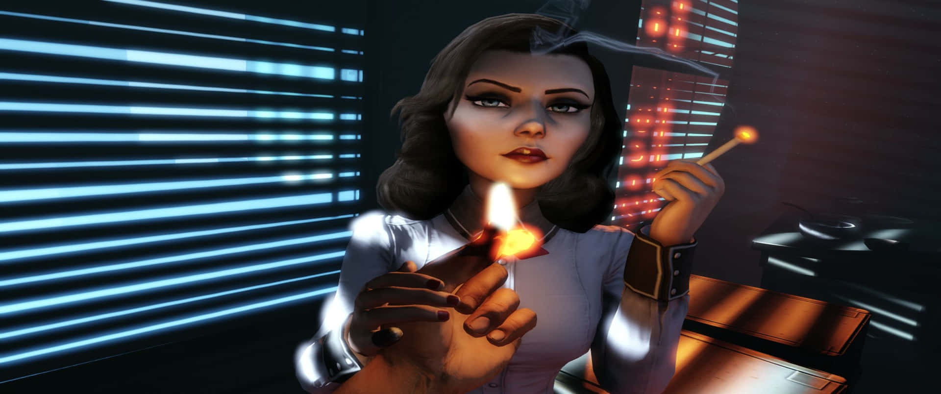 Elizabethi Booker's Kontor 3440x1440p Bioshock Infinite Bakgrund.