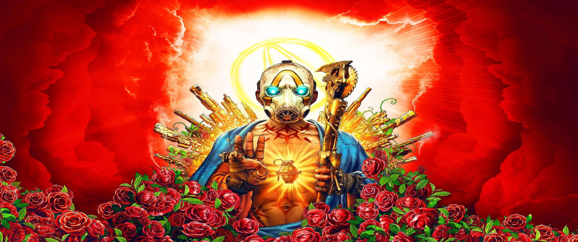 3440x1440p Borderlands 3 Background Red With Steve