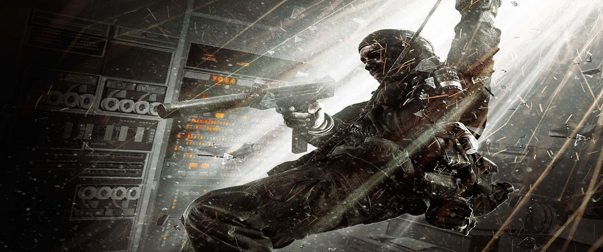 Epic 3440x1440p High Definition Wallpaper featuring Call of Duty Black Ops Cold War Gameplay