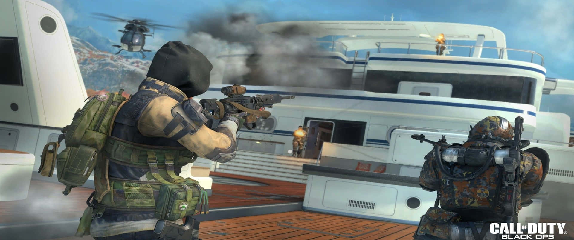 3440x1440pcall Of Duty Black Ops Cold War Hijacked Bakgrundsbild.