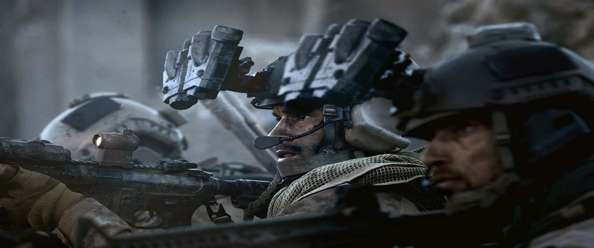 Närbildav Alex Keller 3440x1440p Call Of Duty Modern Warfare Bakgrund.