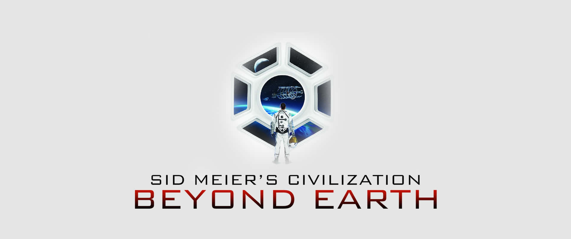 3440x1440pcivilization Beyond Earth Bakgrundsbild Med Logotyp.