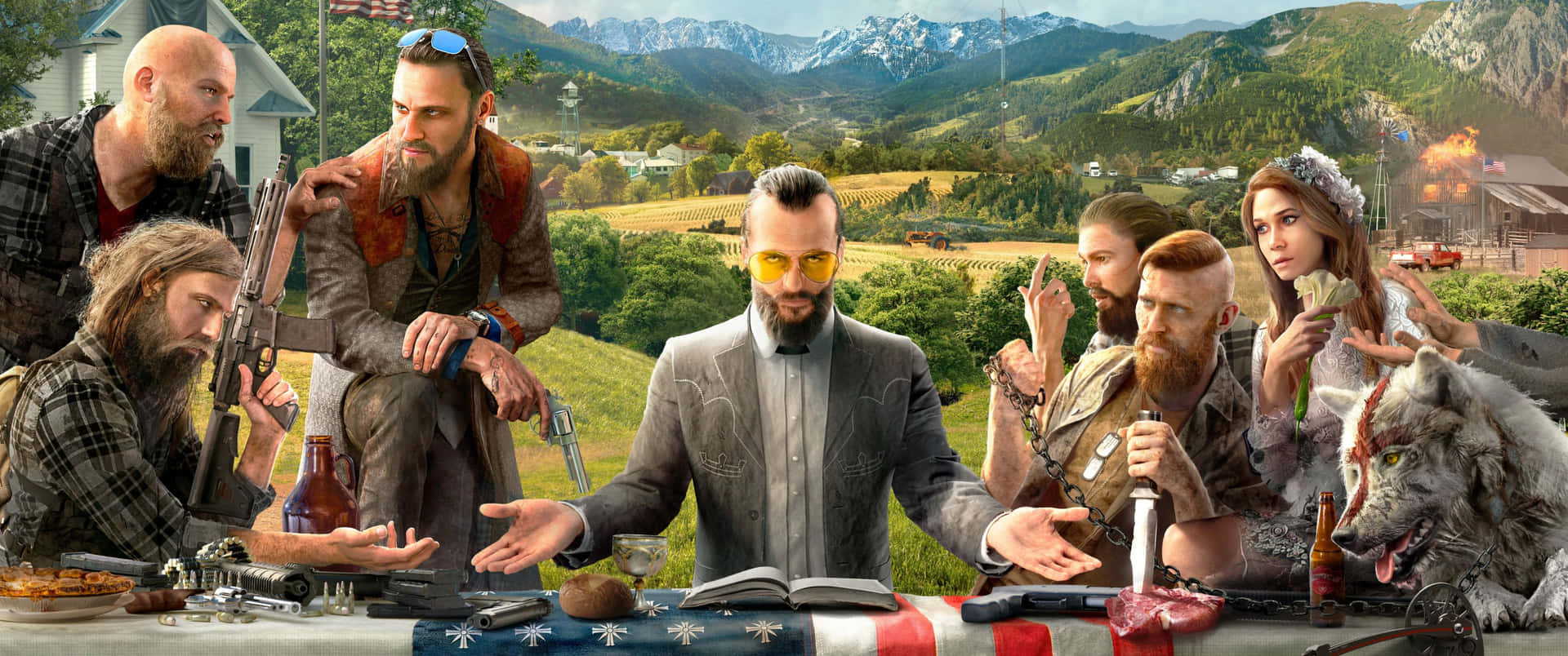 Explore the wilds of Hope County with Far Cry 5 at 3440 X 1440 resolution.