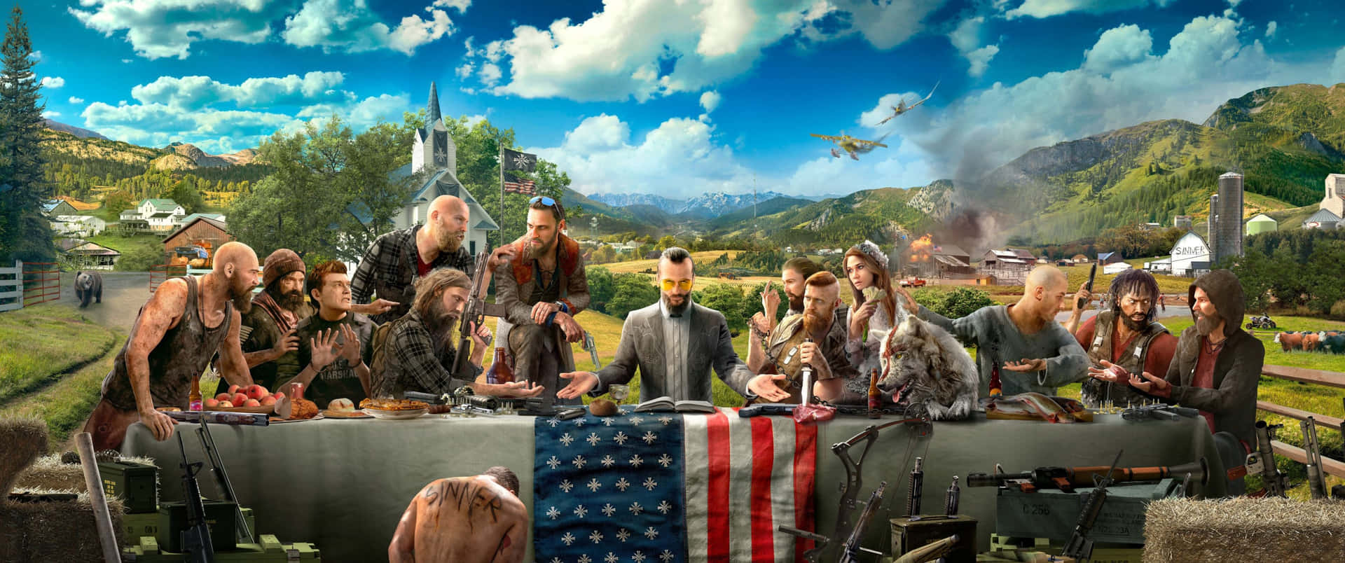Stand your ground against violent opponents in "Far Cry 5"