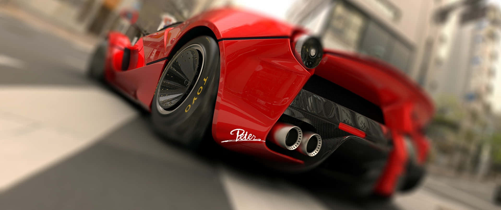 3440x1440p Ferrari Background Peter Background