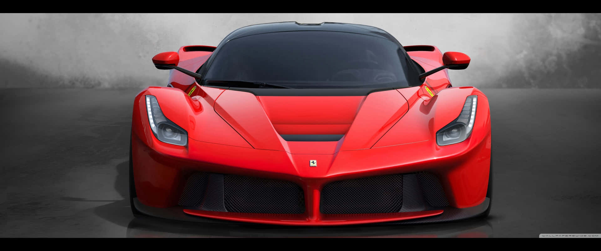 Einbeeindruckender Blick Auf Ferraris Luxuriöses Sportauto