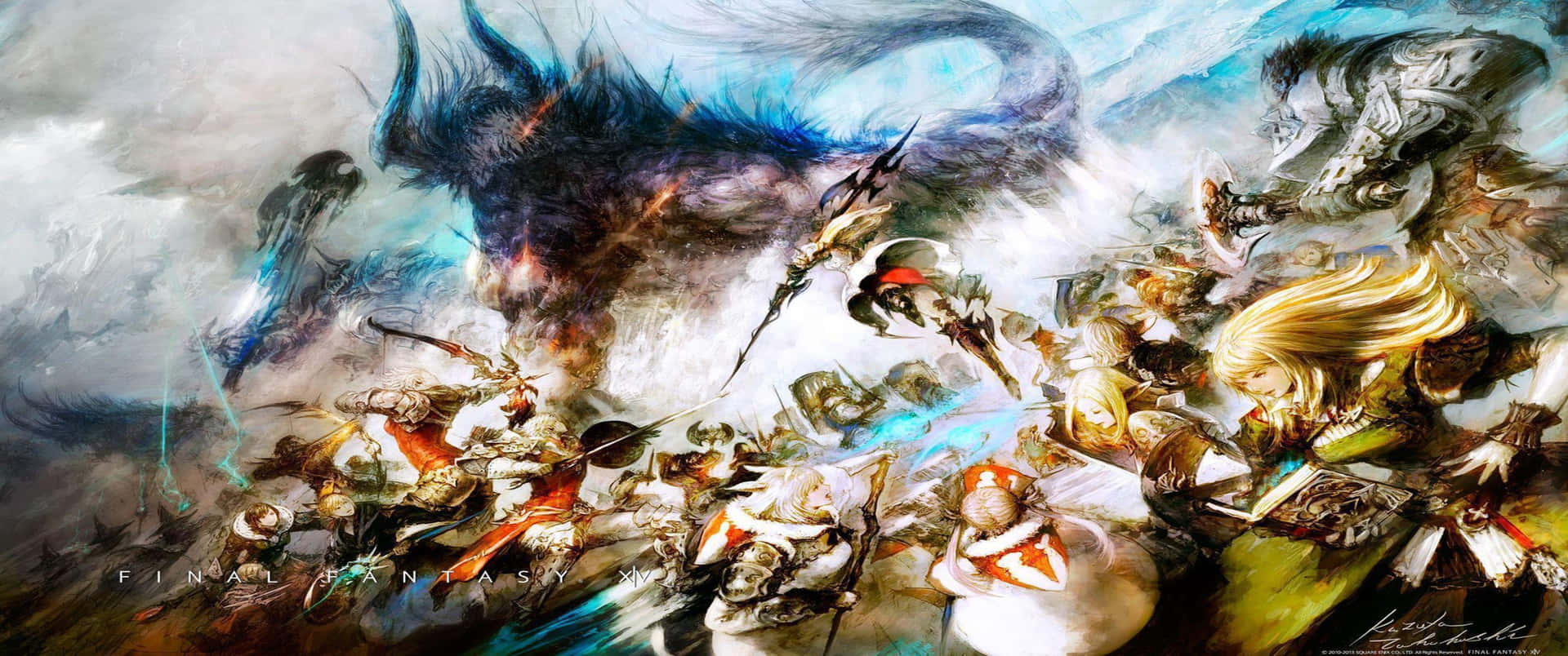 Njutav En Fantastisk Utsikt Över Natthimlen I Final Fantasy Xv På Din Dator- Eller Mobilskärmsbakgrund.