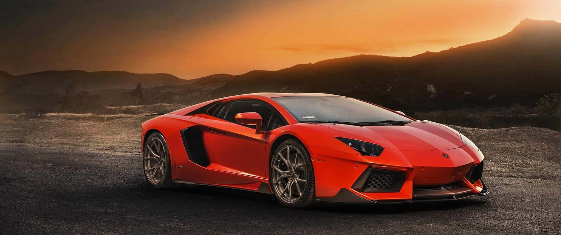 Spüredie Geschwindigkeit: Lamborghini Mit 3440x1440p