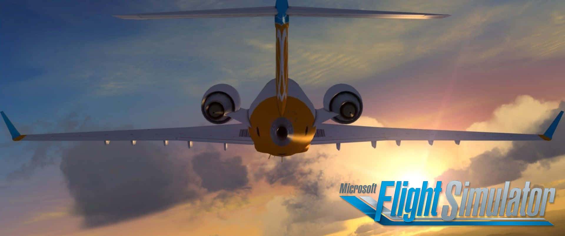 Flygtill Skyn Med Microsoft Flight Simulator.
