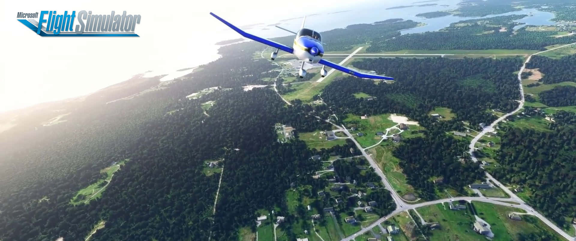 Utforskavärlden I Microsoft Flight Simulator.
