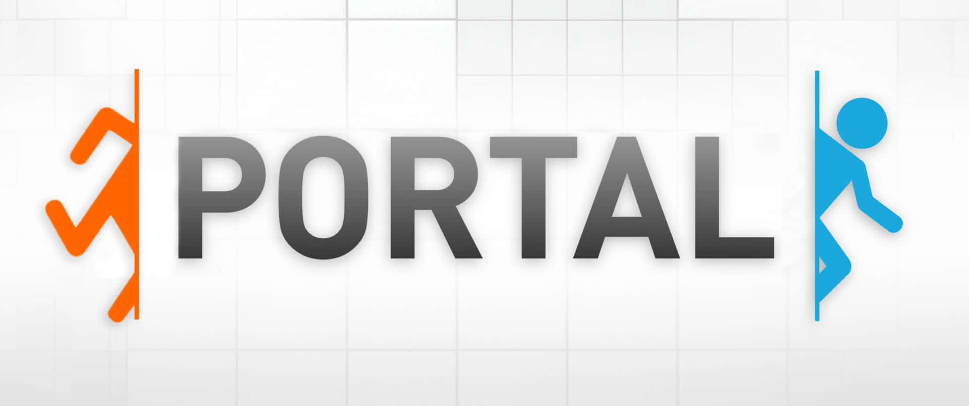 Portal2 - Sfondo Con Cubi E Sfere Astratte.