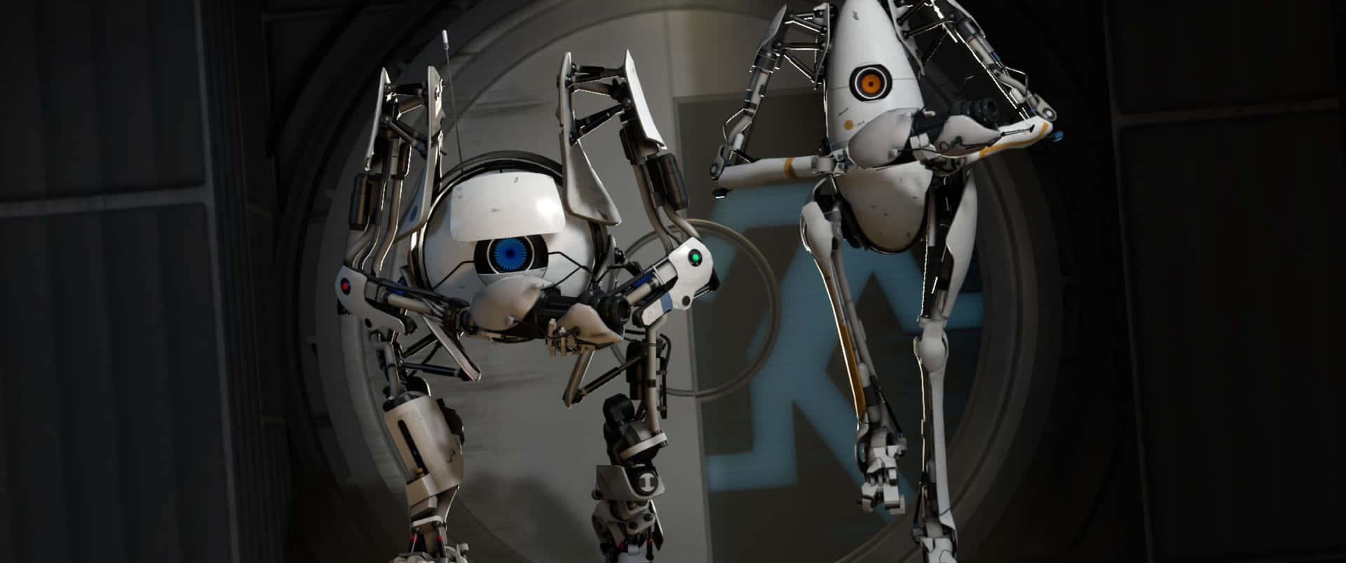 Dueportali Futuristici Nell'universo Di Portal 2.