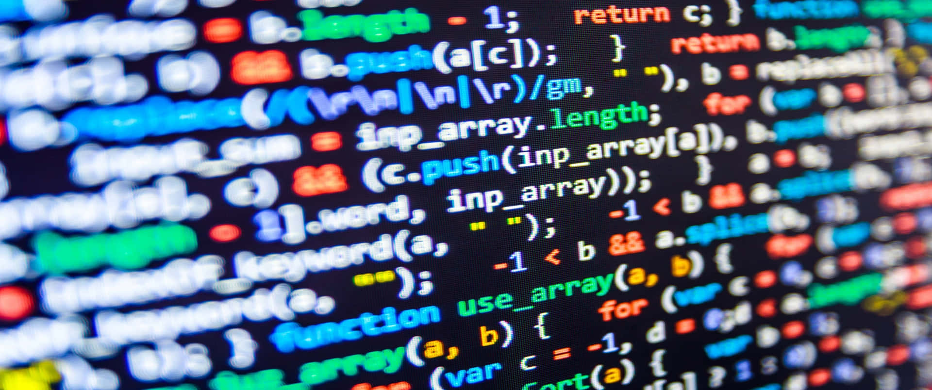 Get Your Coding On with this 3440x1440p Programming Background