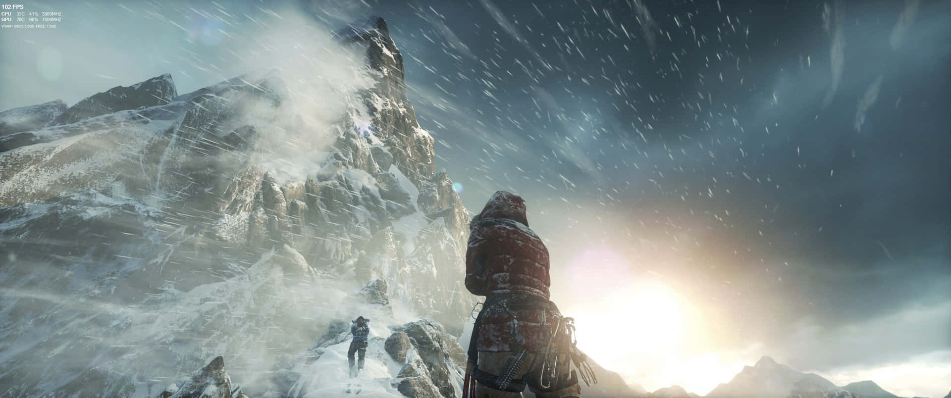 Mountain Peak 3440x1440p Rise Of The Tomb Raider Background