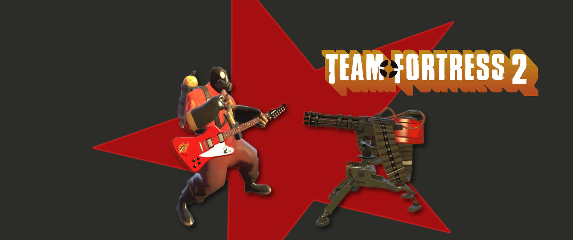 This spectacular wallpaper shows off the iconic characters of Team Fortress 2