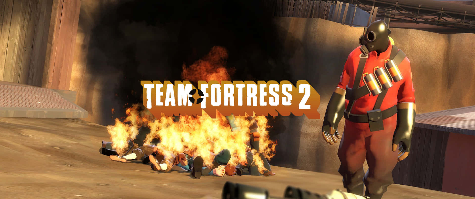 Get in the fray with this Team Fortress 2 3440x1440p wallpaper