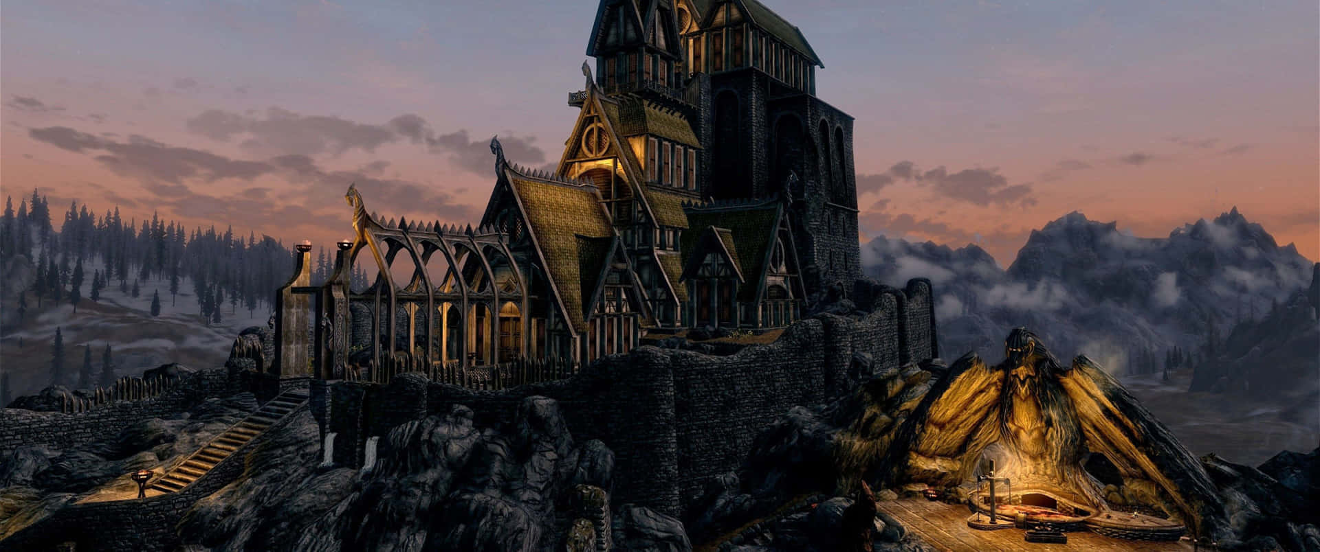 The Elder Scrolls Iii - A Castle On Top Of A Mountain