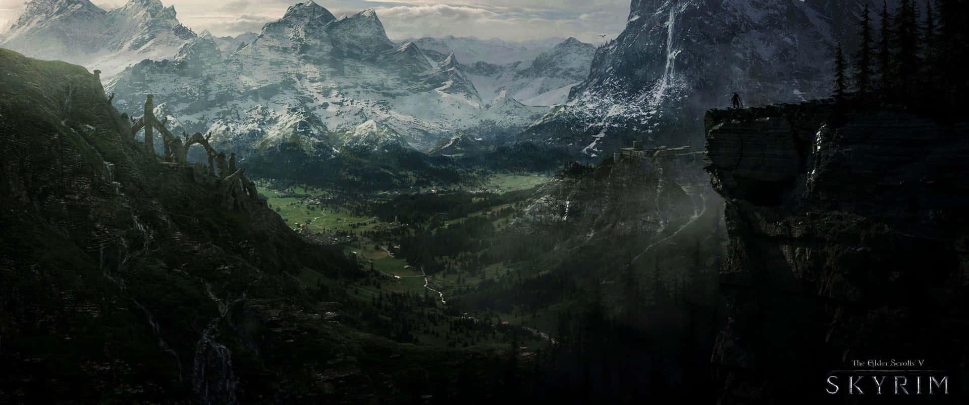 Utforskaen Enorm Öppen Värld I The Elder Scrolls V: Skyrim