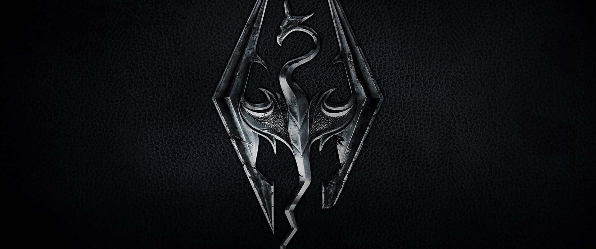 The Elder Scrolls Iii Logo On A Black Background