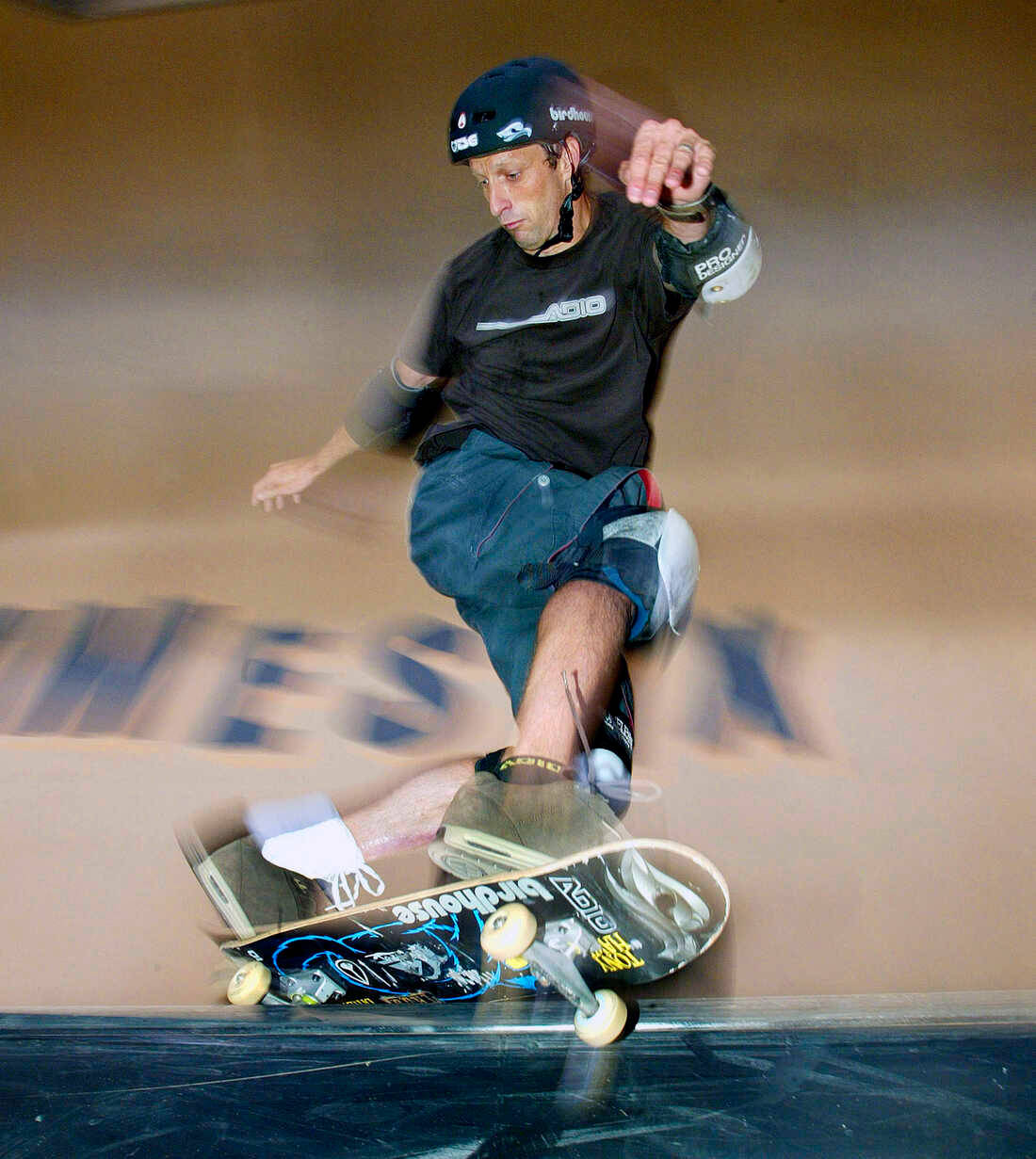 360 Spin Skateboarding Background