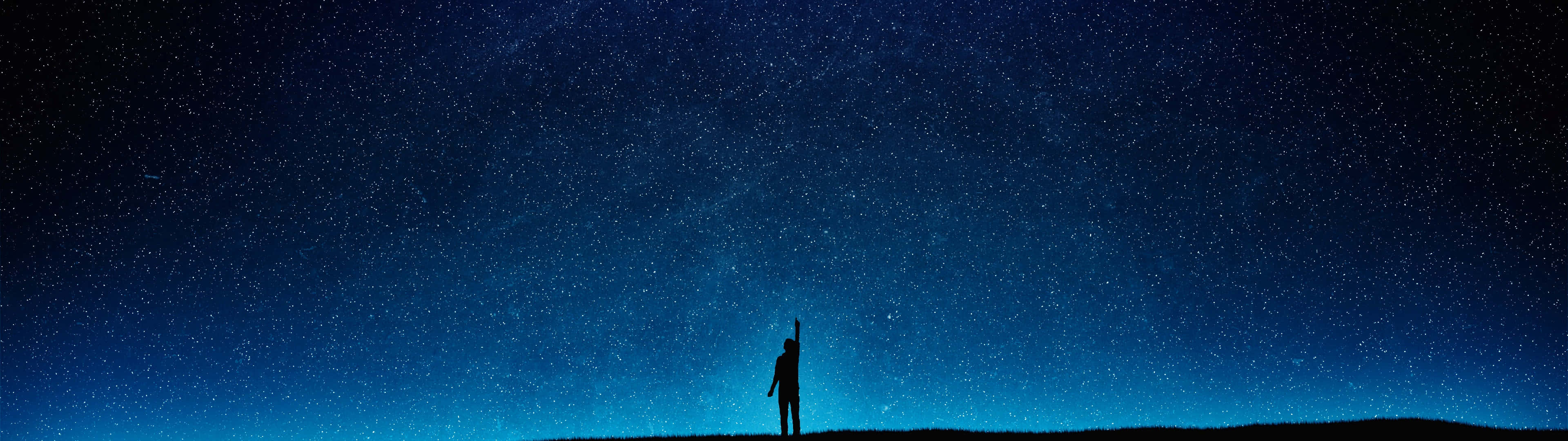 A Sky With Stars Wallpaper