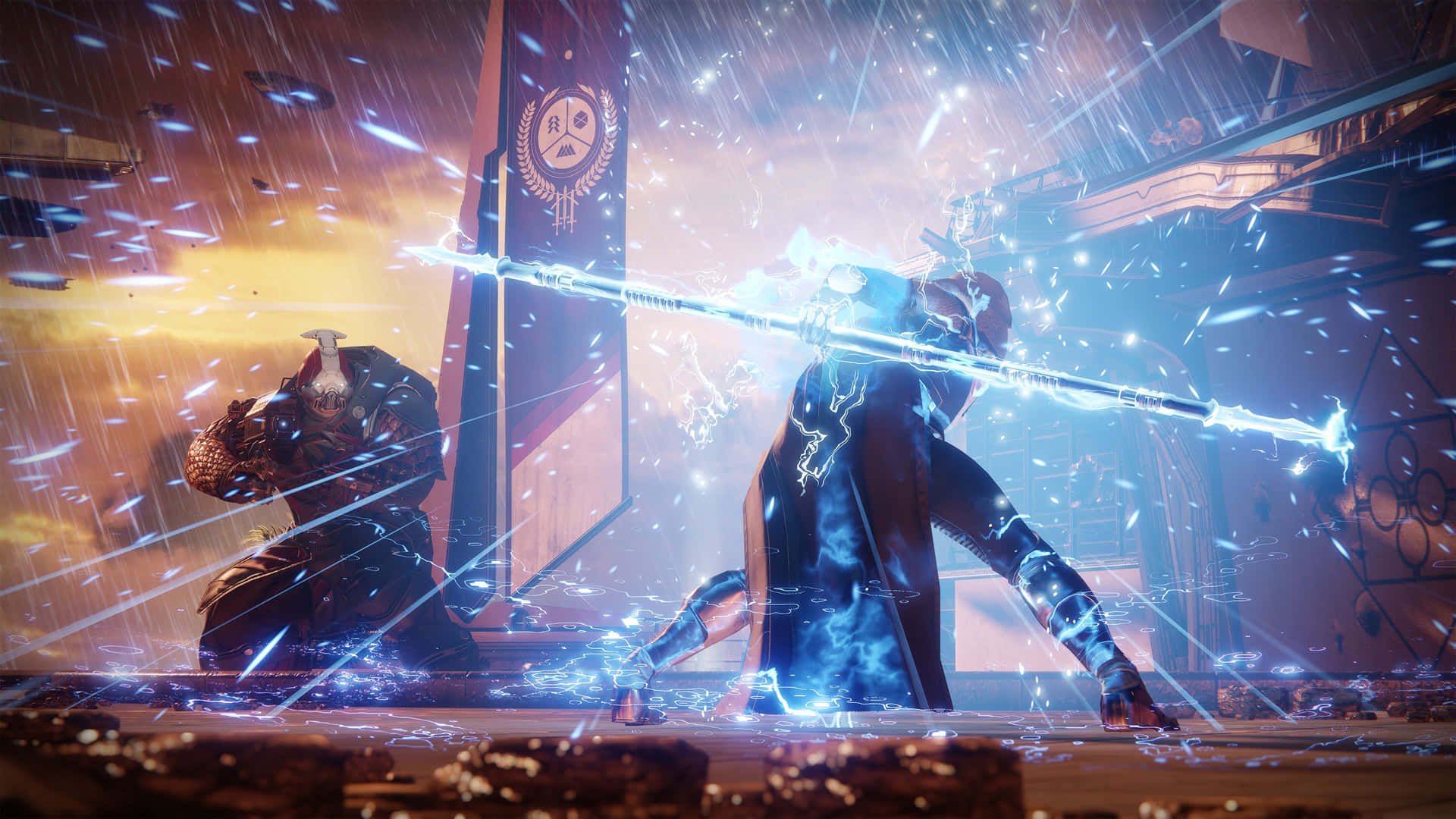 Rally your fireteam for an epic mission in Destiny 2 Wallpaper