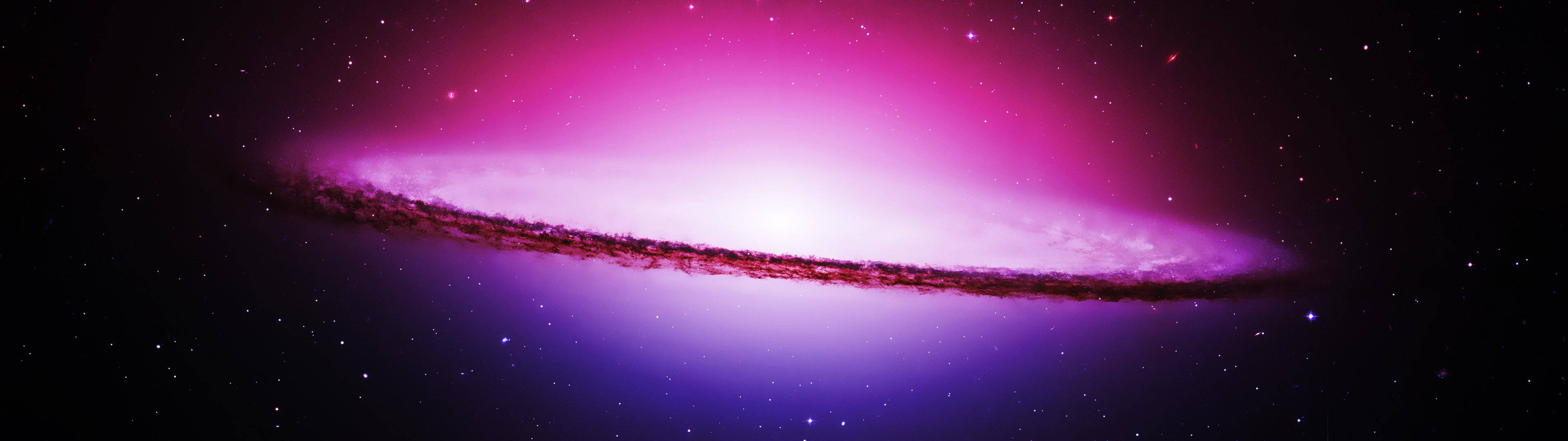 3840x1080 Hd Dual Monitor Milky Way Picture
