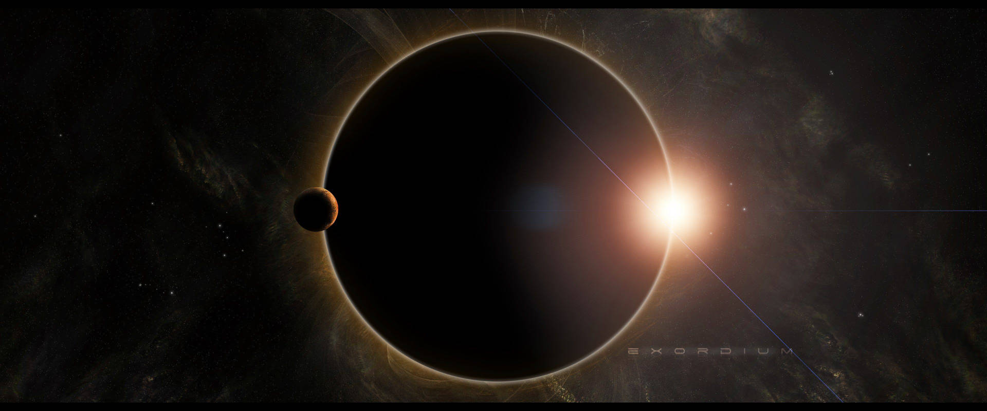 3840x1600naturaleza Eclipse Solar. Fondo de pantalla