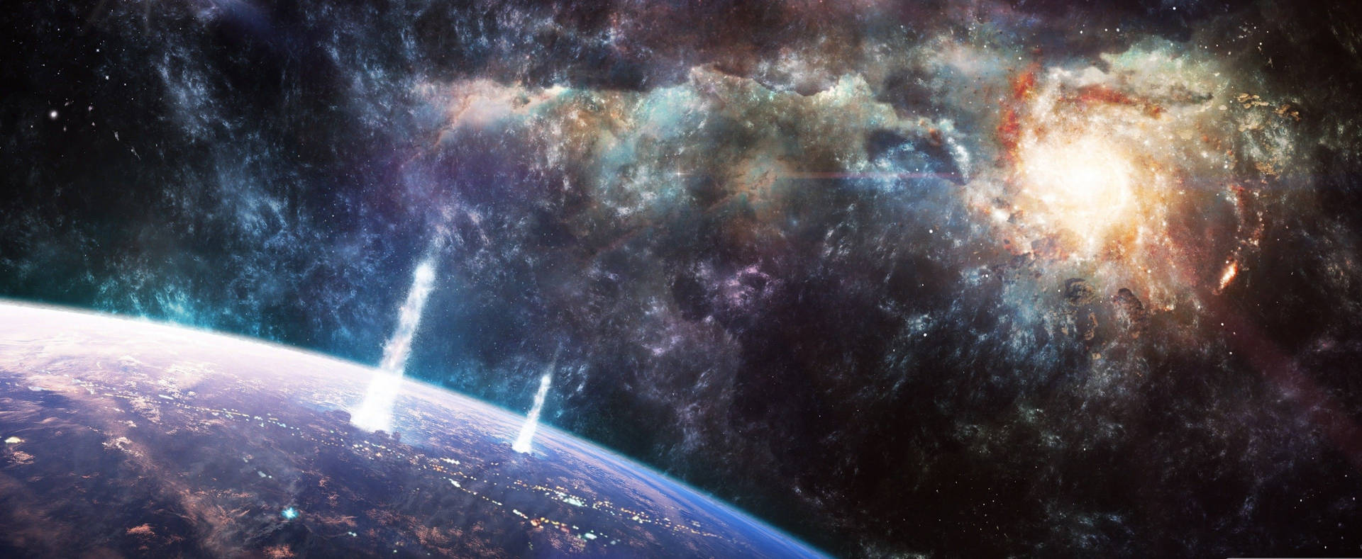 3840x1600 Cosmic Galaxy Outerspace Wallpaper