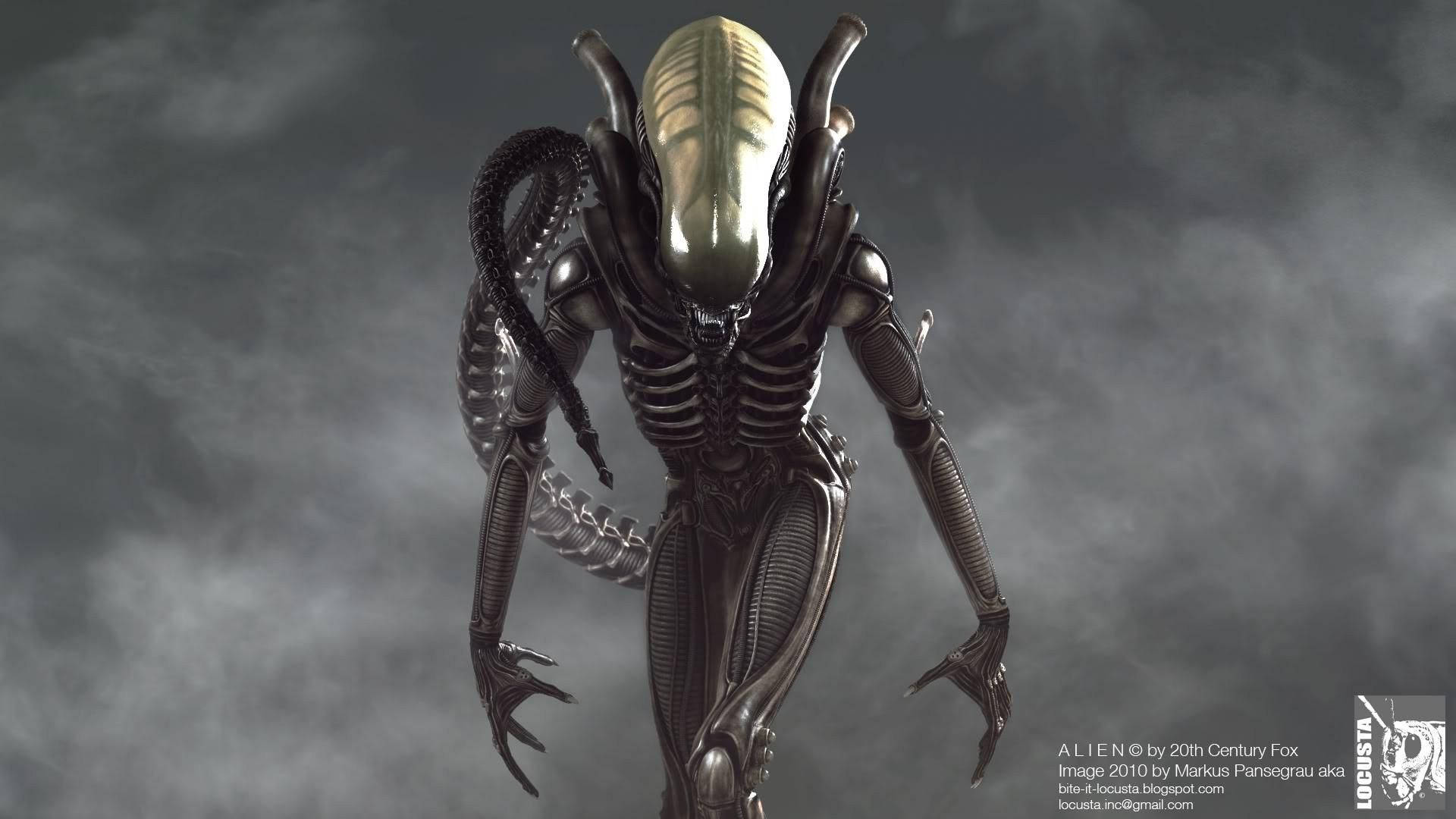 3d Alien Movie Wallpaper