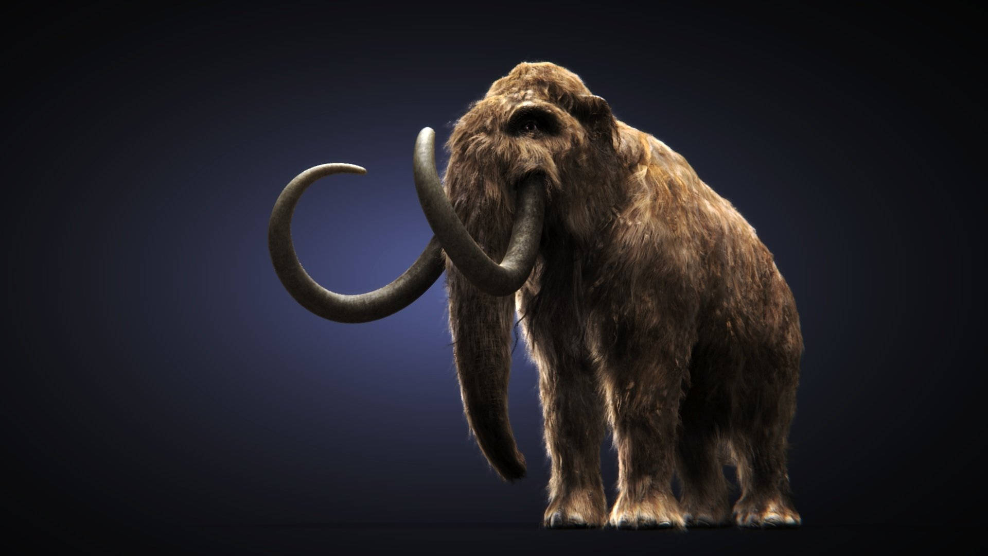 3d And Realistic Mammoth Wallpaper