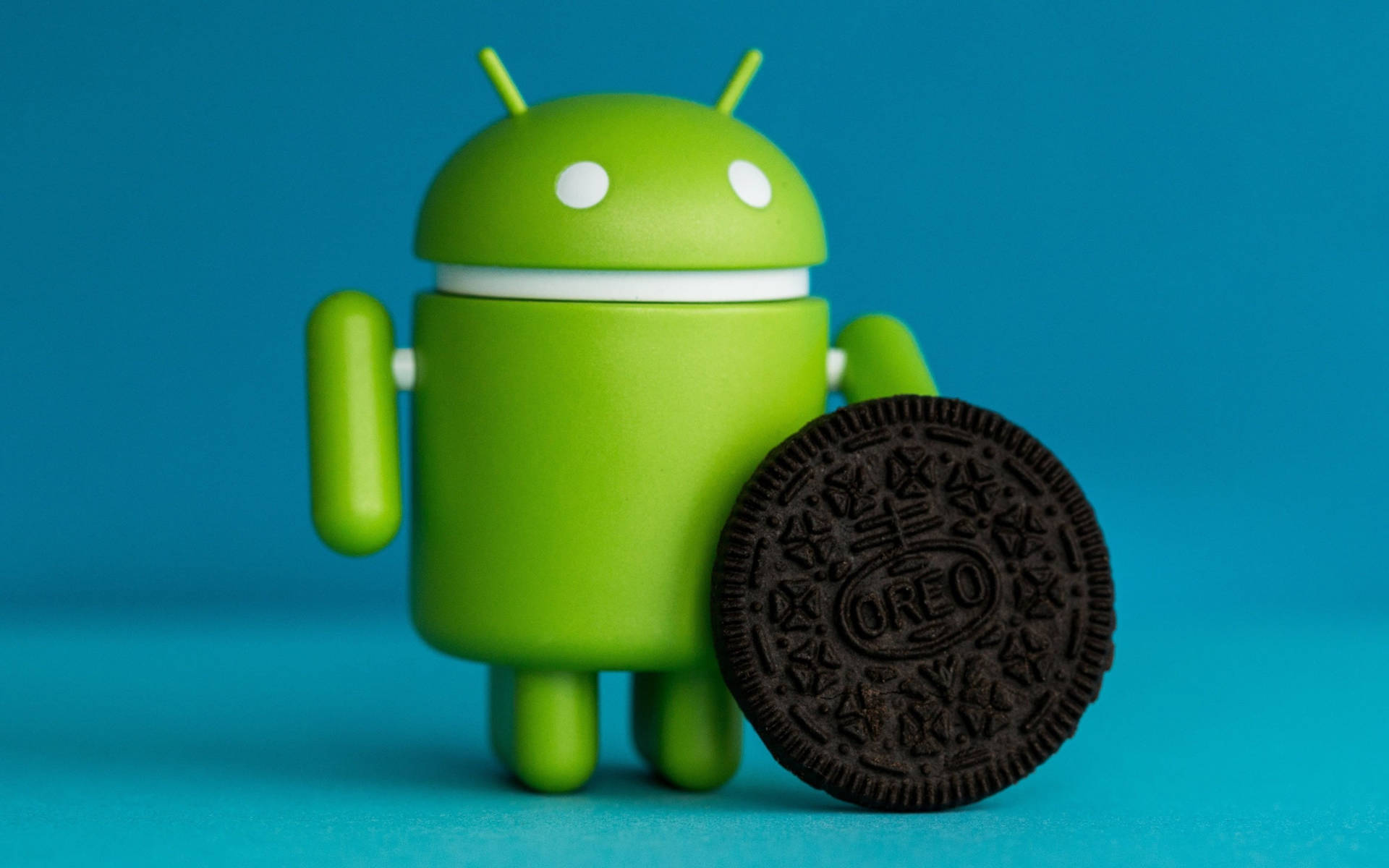 3d Android Icon And Oreo Desktop