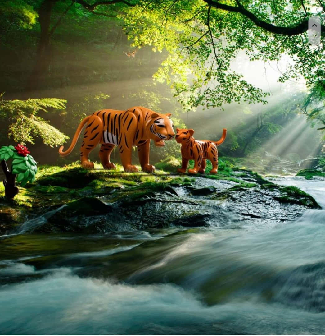 Stunning 3D Animal Artwork Wallpaper